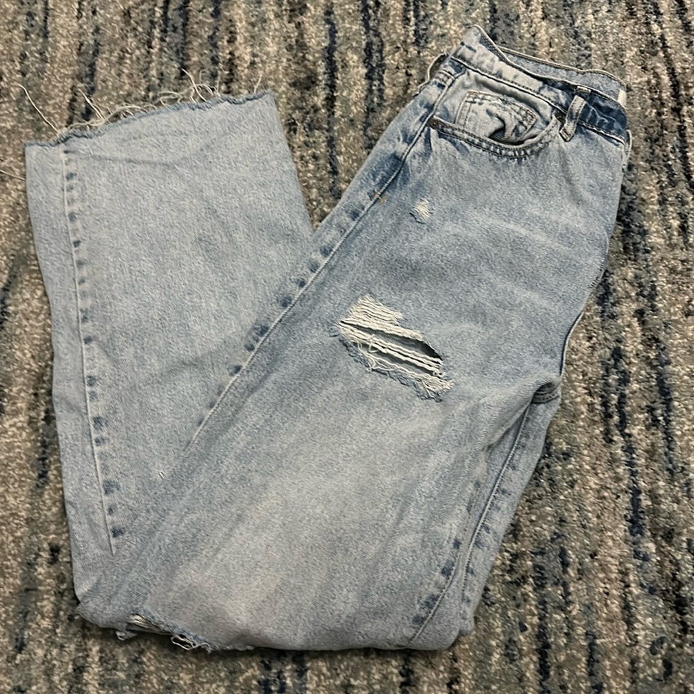 Straight leg jeans